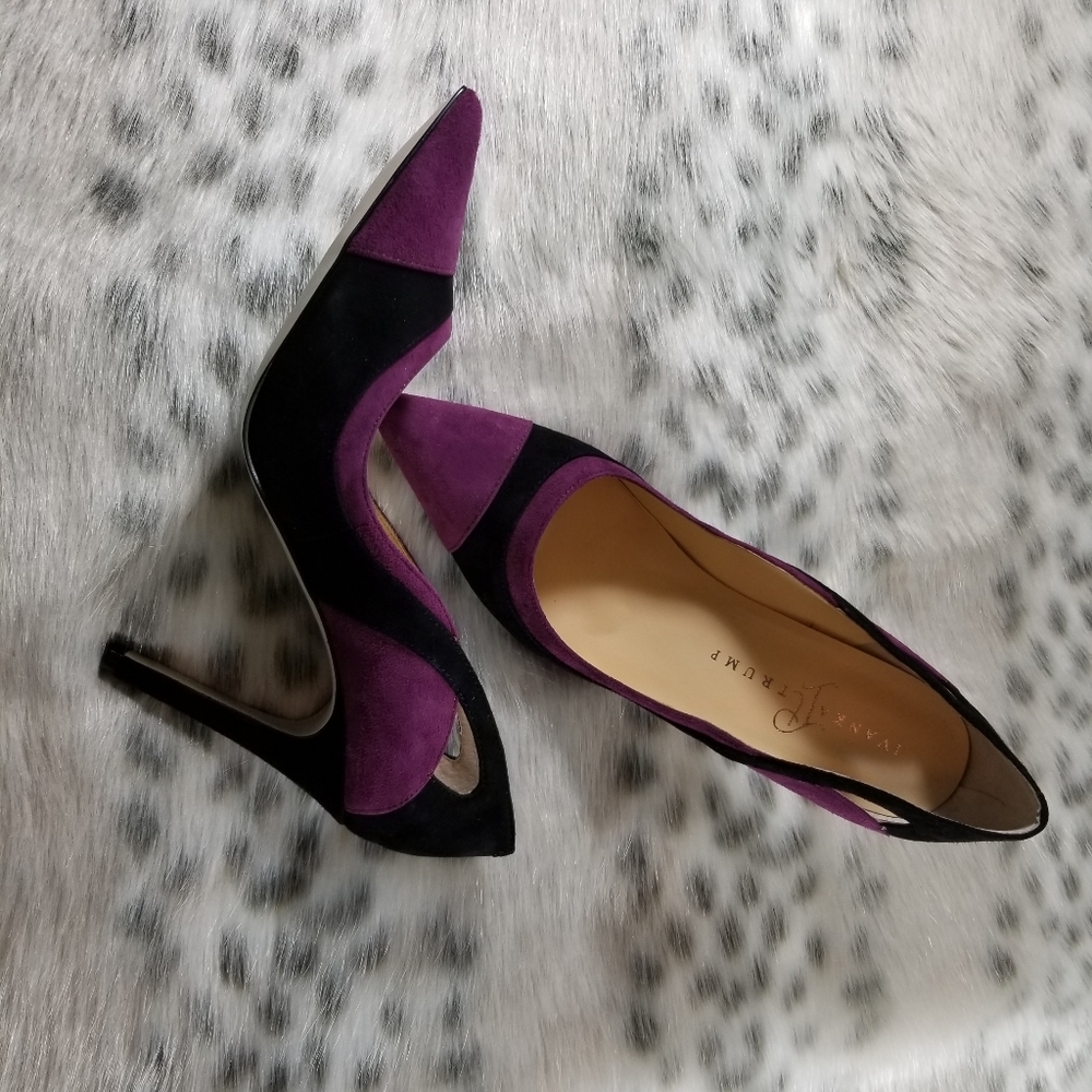 NWOT - Ivanka Trump 4" Itgana Genuine Suede Stiletto Pump
